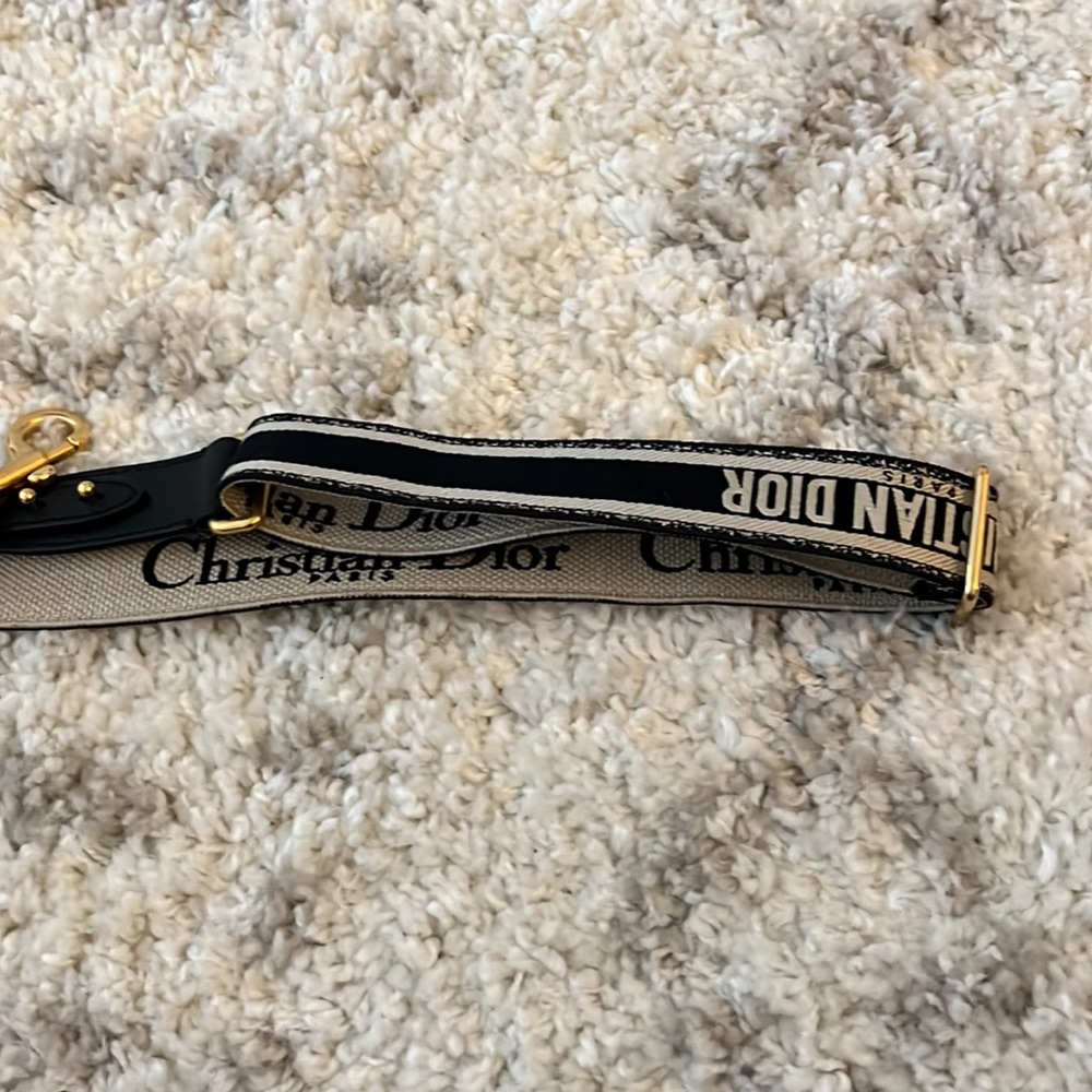 Christian Dior ADJUSTABLE SHOULDER STRAP WITH RING